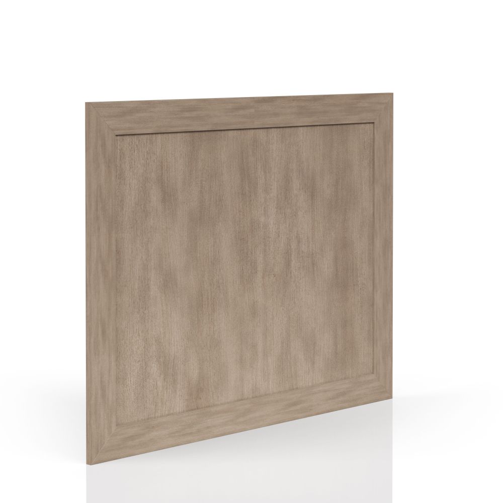 Sand Colored Rectangle Wood Mirror