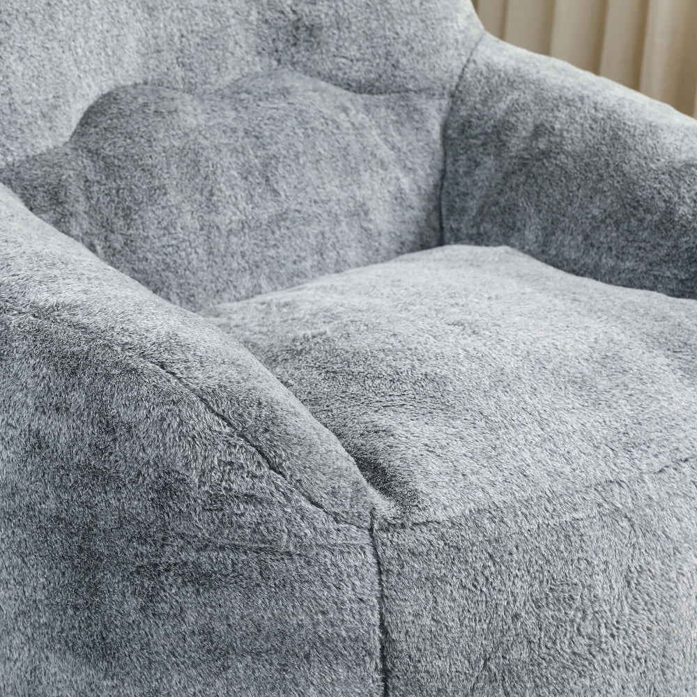 Bean Bag Chair, Bean Bag Sofa Chair with Armrests Stuffed High-Density Foam, Lazy Sofa Comfy Chairs BeanBag Chair for Adults in Living Room,Bedroom Reading