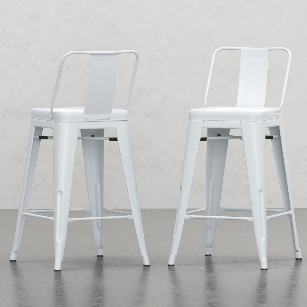 Keeley 24 inch Metal Counter Height Stool (Set of 2)