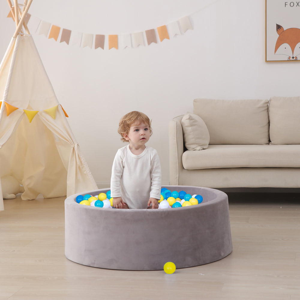 Ball Pit Balls 500 Count for Kids, Colorful Phthalate Free BPA Free Baby Toddler Play Balls for Kids Toddlers - Safe, Crushproof, Lightweight, Durable Spheres-Yellow