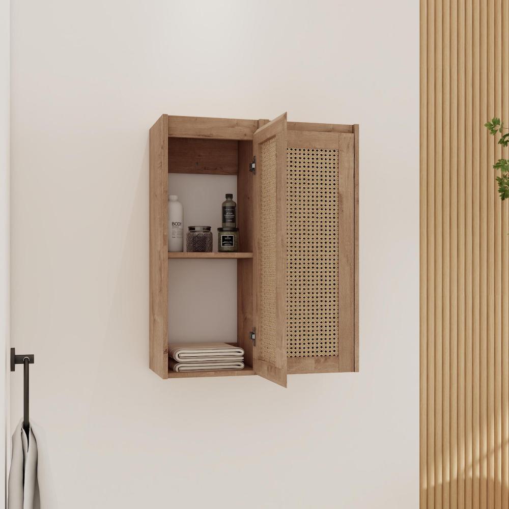 12" Bathroom Side Cabinet,Soft Close Doors,Float Mounting Design,(KD-Packing)
