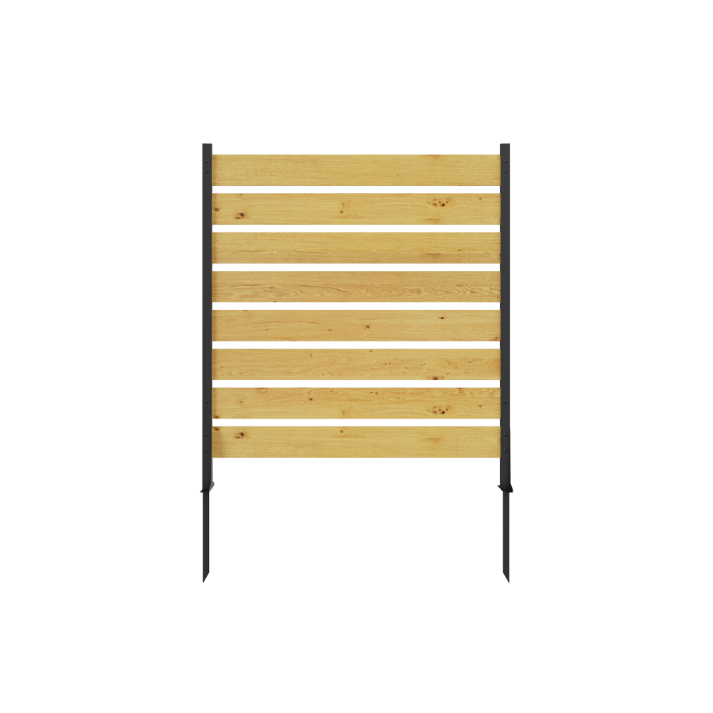 Goodyo 55"x38.5"W (2 Panels) Cedar Wood Privacy Screen, Outdoor Privacy Walls, Privacy Wood Fence for Pool Equipment Enclosure, Trash Can Enclosures, Air Conditioner Fence