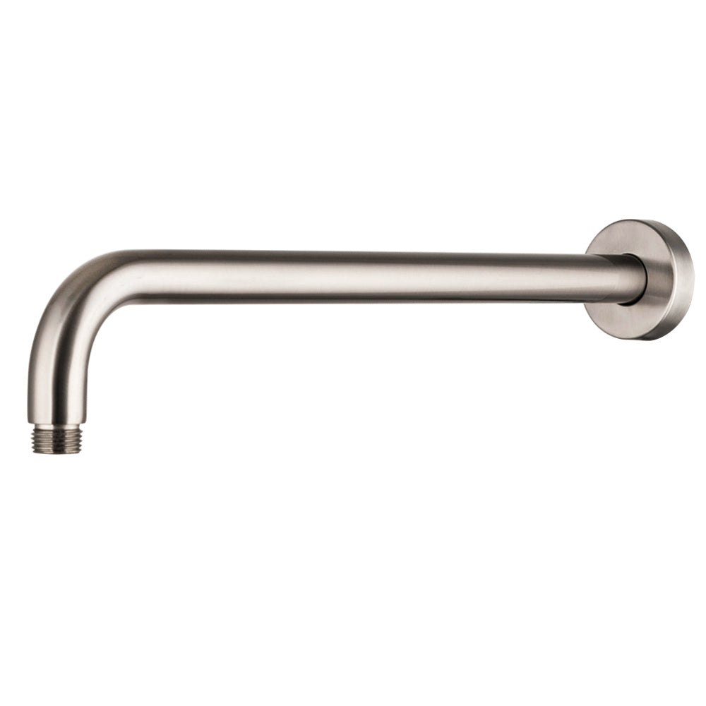 8" Ceiling Mounted Shower Arm with Flange, Brushed Nickel