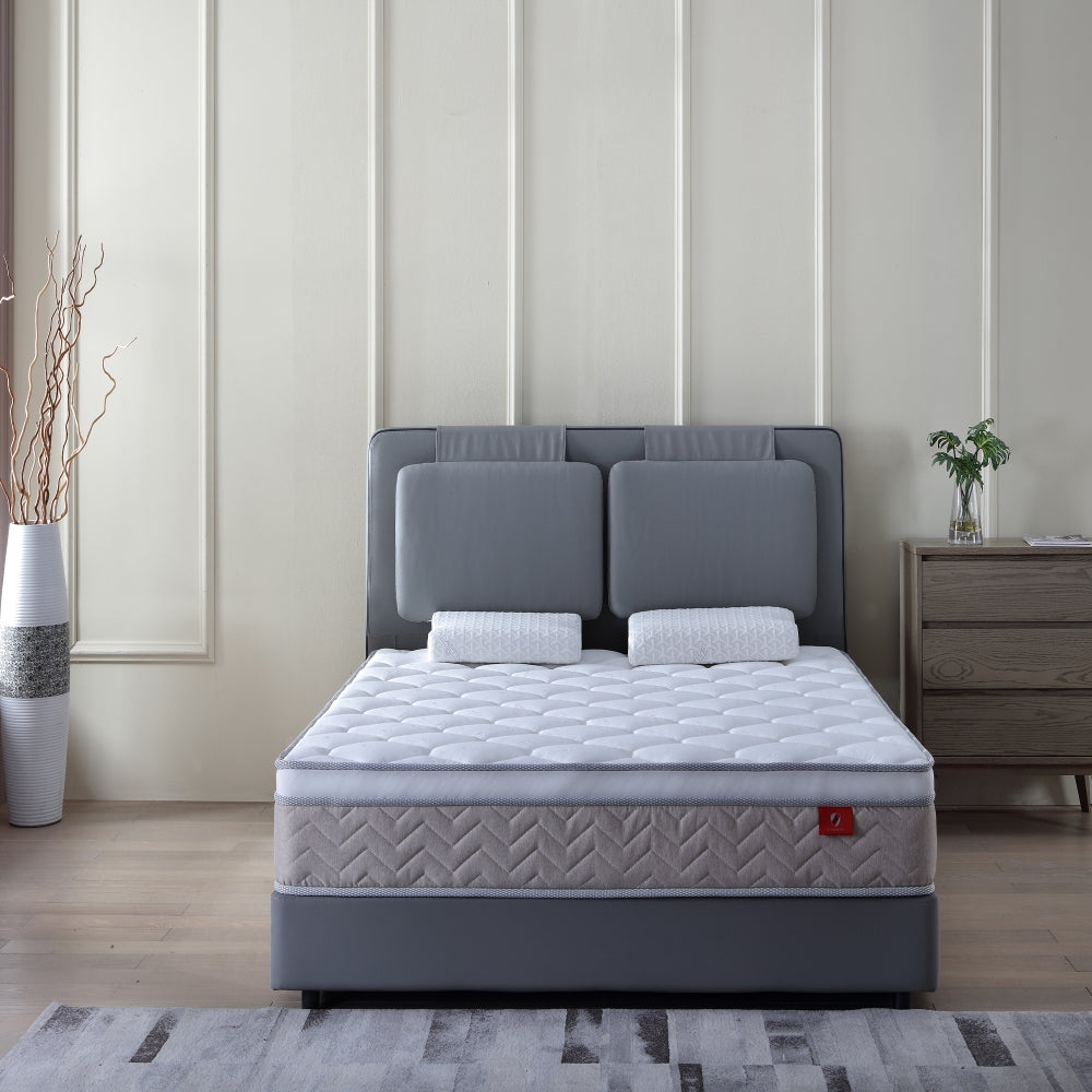 12 inch Hybrid Mattress in a Box,Individual Pocket coil, Medium Firm, Memory Foam Mattress