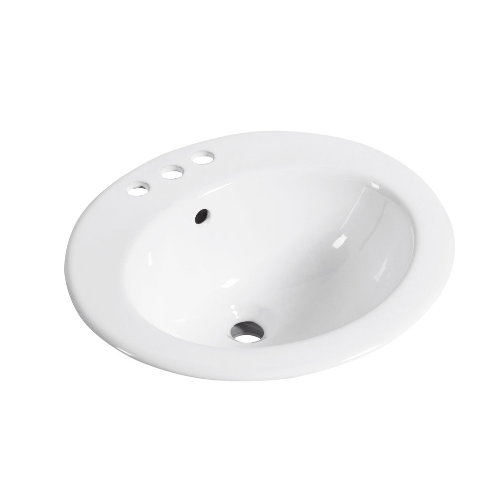 DAX  Ceramic Single Bowl Top Mount Bathroom Basin