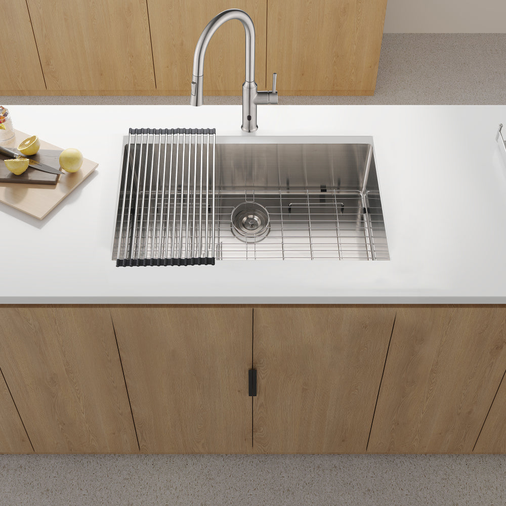 33x19x10"Undermount Single Bowl Stainless Steel Kitchen Sink