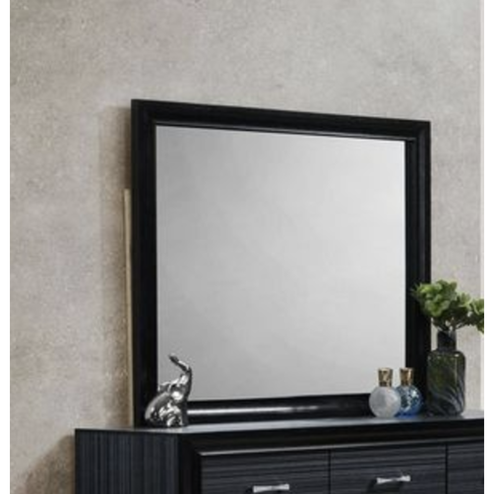 Naima  Black Finish Mirror