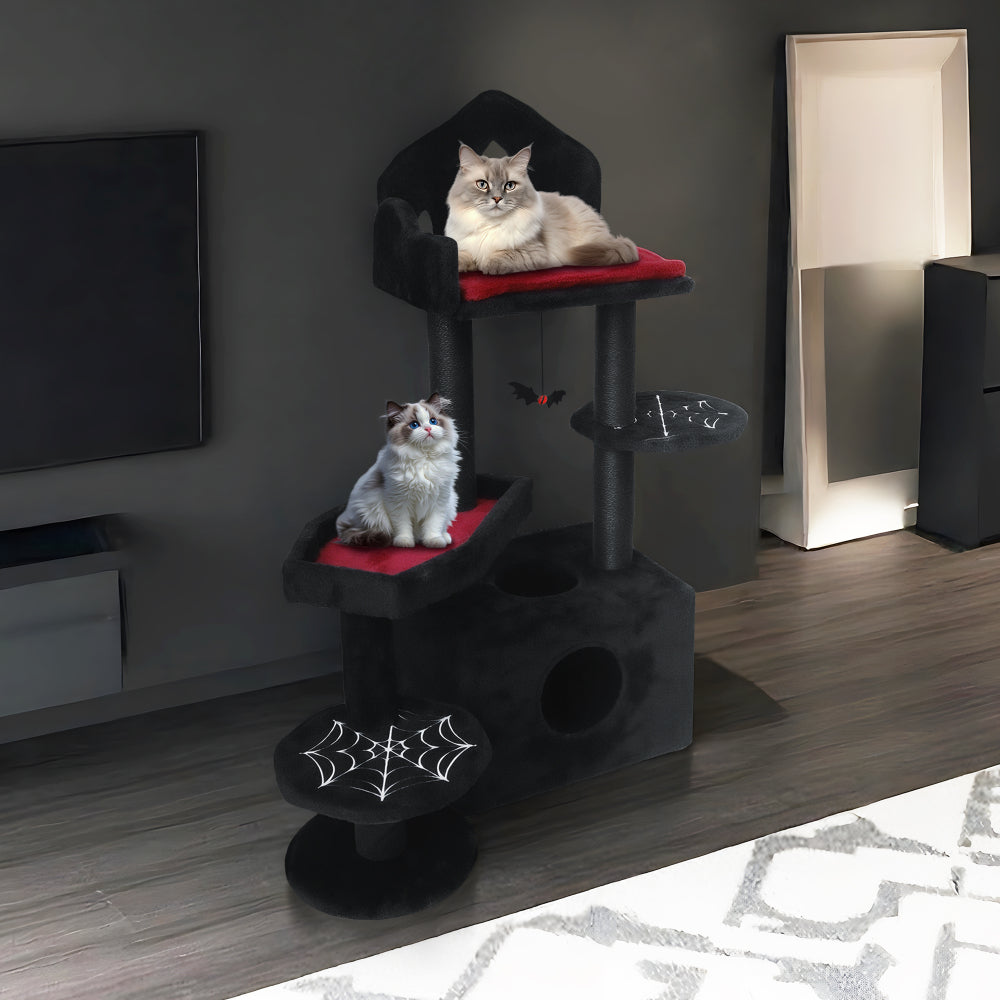 black gothic cat tree