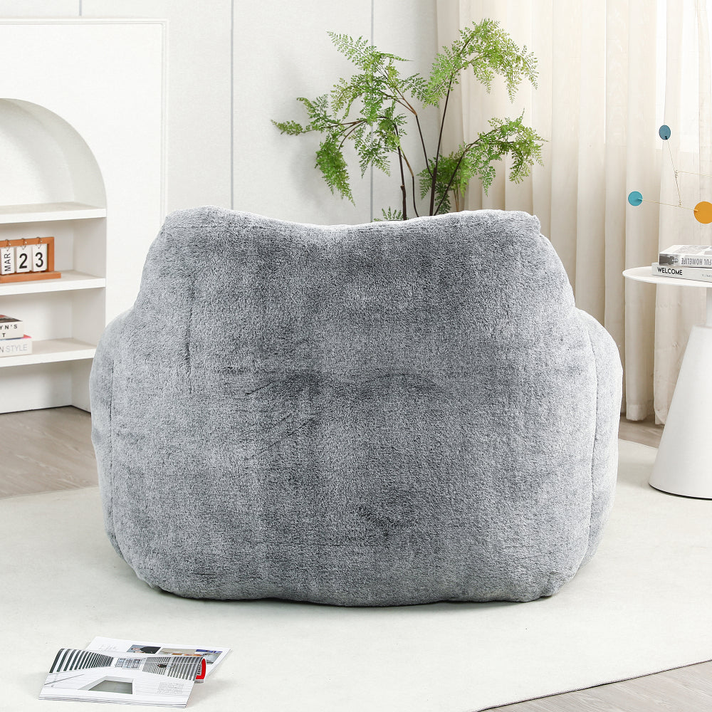 Bean Bag Chair, Bean Bag Sofa Chair with Armrests Stuffed High-Density Foam, Lazy Sofa Comfy Chairs BeanBag Chair for Adults in Living Room,Bedroom Reading