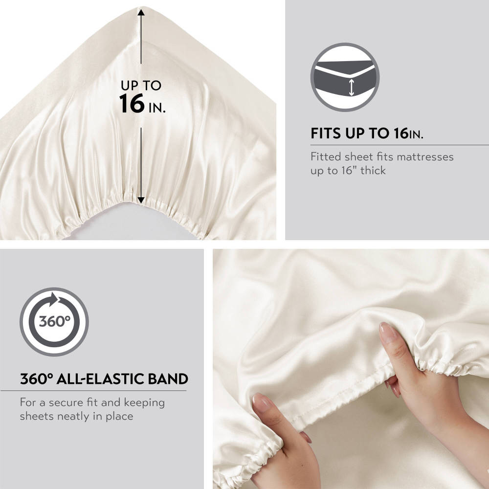 Satin Luxury Sheet Set Split King