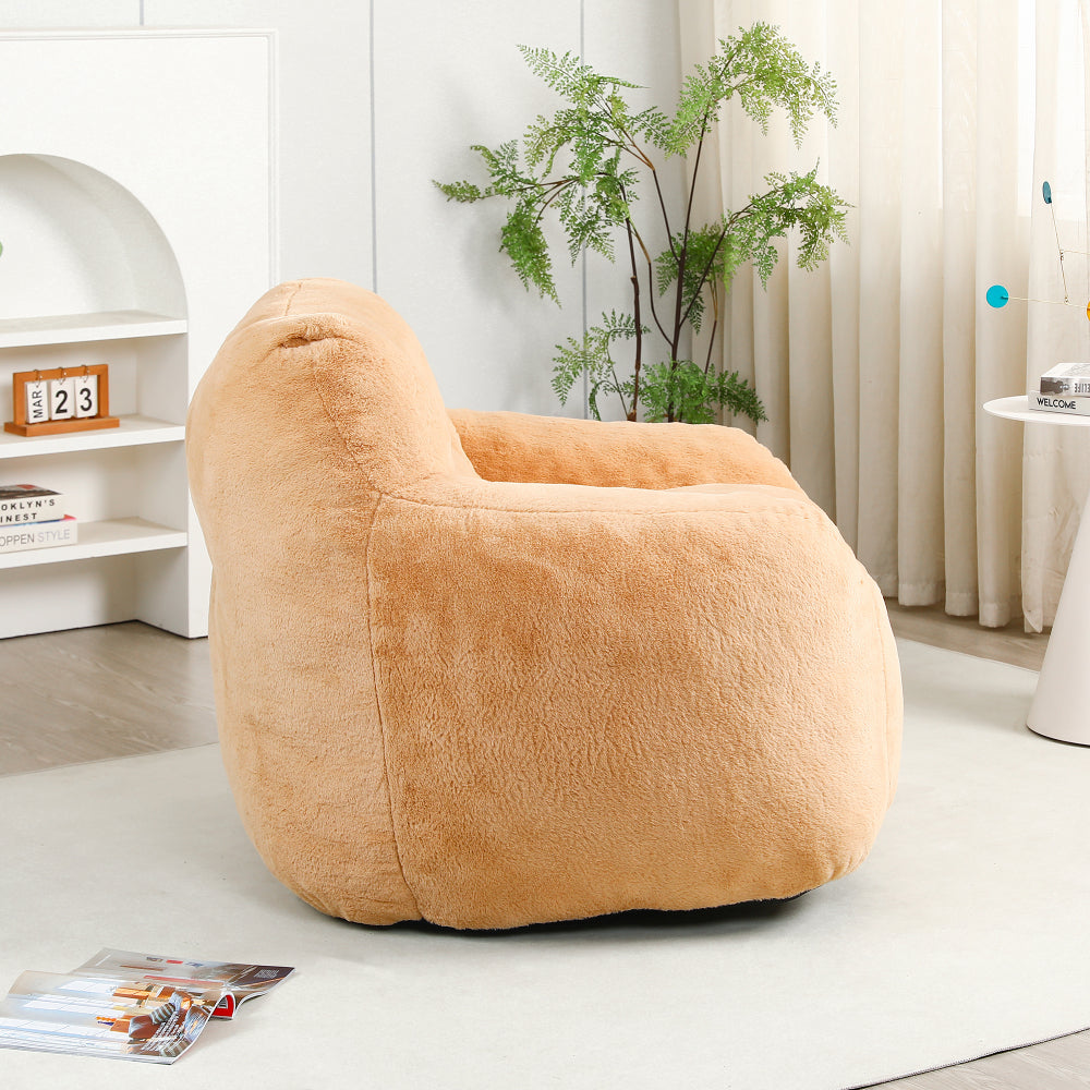 Bean Bag Chair, Bean Bag Sofa Chair with Armrests Stuffed High-Density Foam, Lazy Sofa Comfy Chairs BeanBag Chair for Adults in Living Room,Bedroom Reading