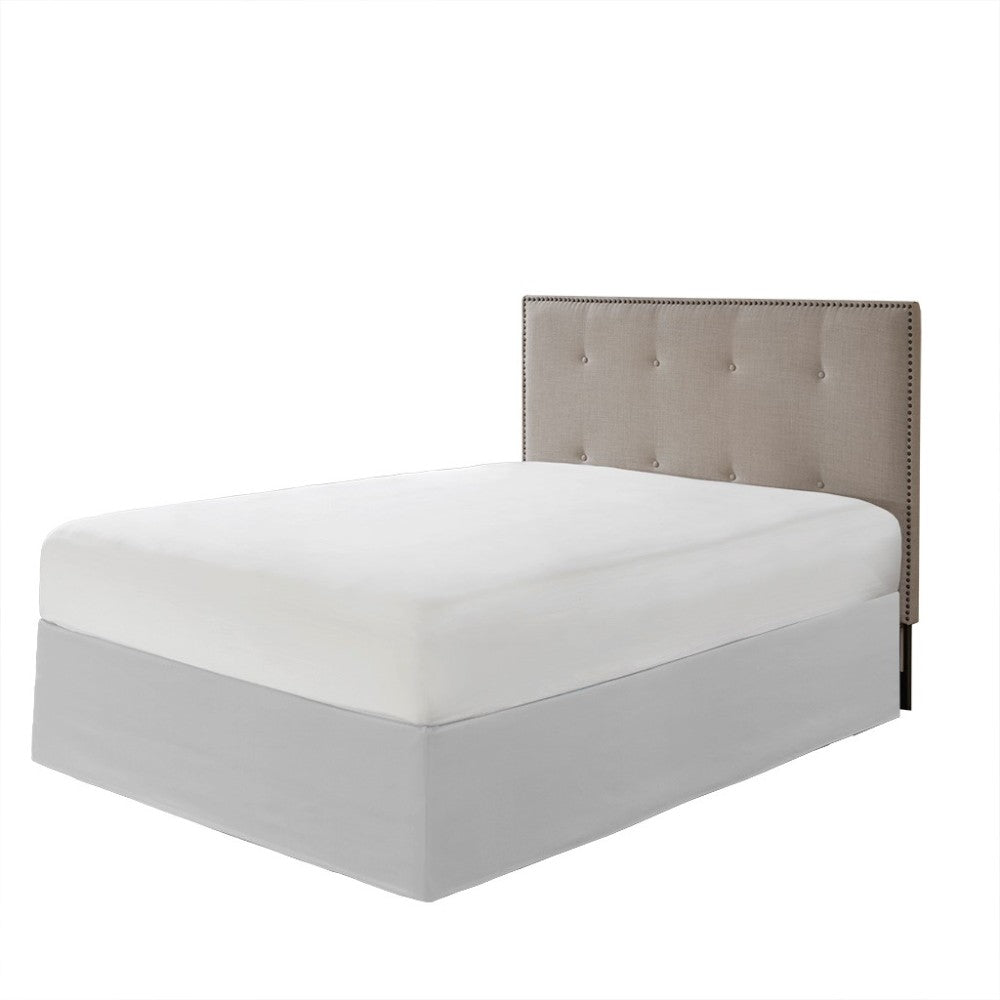 Wrap Around Adjustable Bedskirt Grey One Size