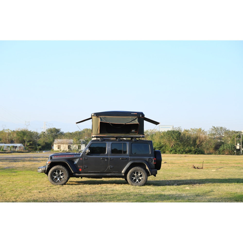 Rooftop Tent Hard Shell, 4 Season Nature Nest Roof Top Tent Hardshell for Van Jeep SUV Pickup Truck Overland Car Roof Rack Tents for Camping Car Top Rooftop Tents Hardshell Orion RTT
