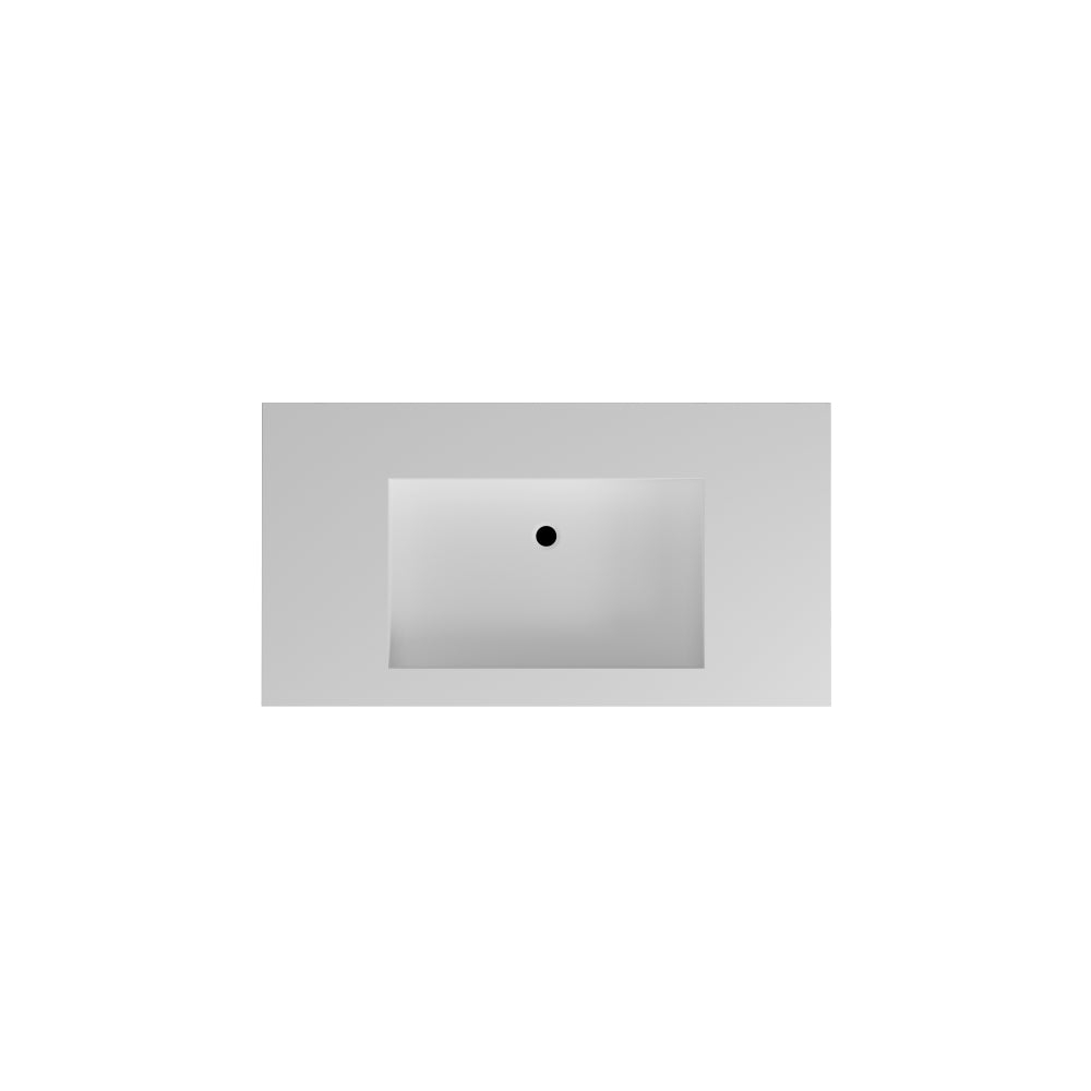 Stone Resin Solid Surface Bathroom Vanity Basin Sink