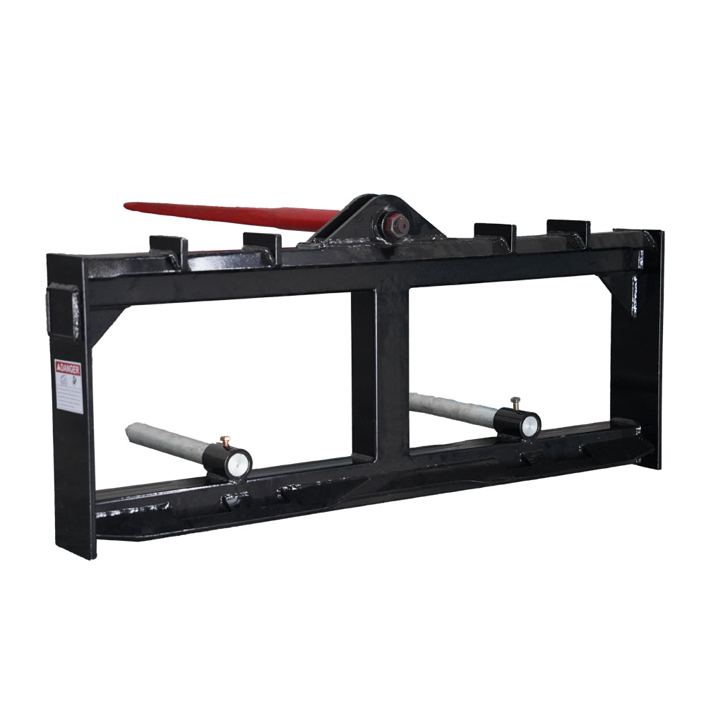 Landy Attachments 43'' Hay Spear Skid Steer Quick Tach