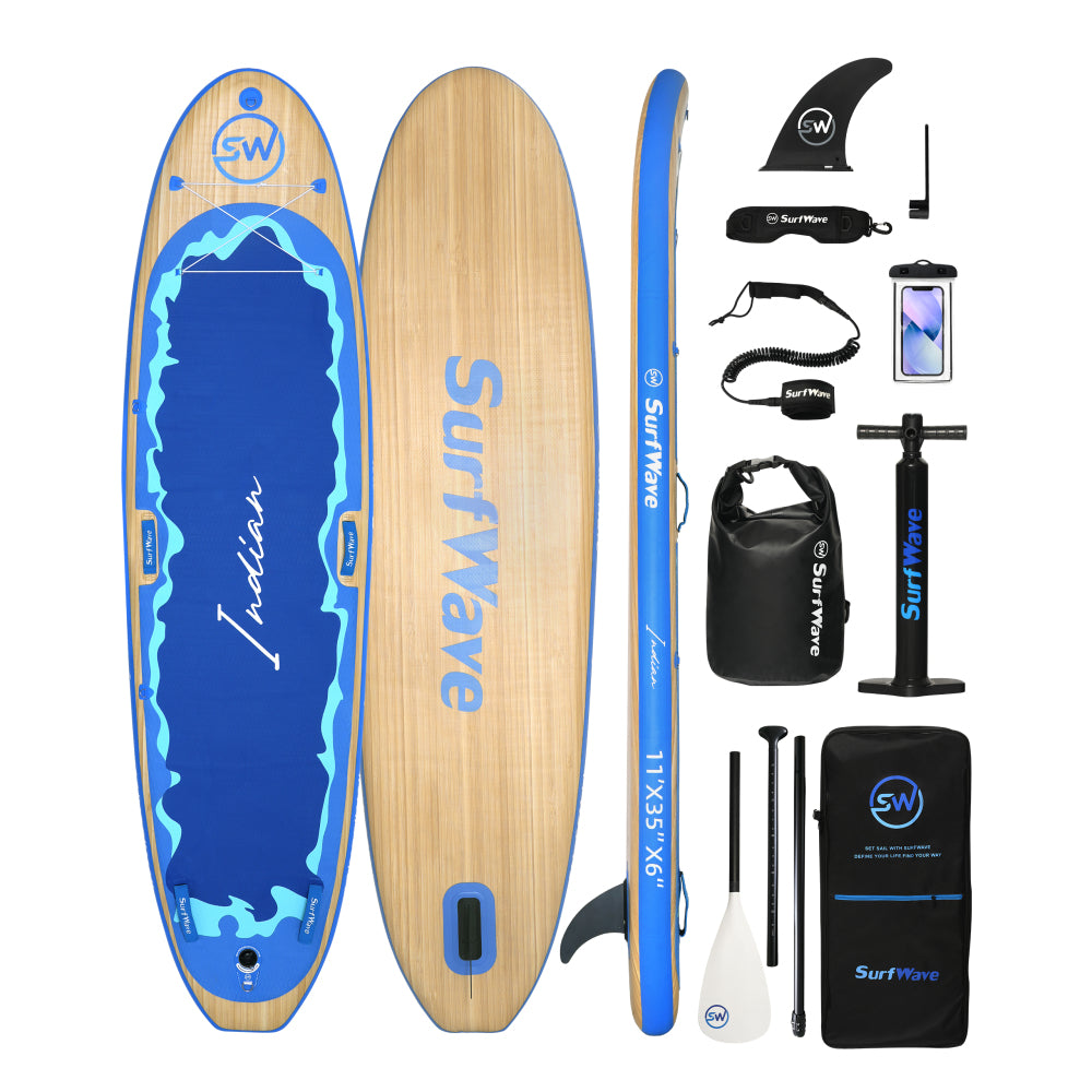 Inflatable Stand Up Paddle Board 11'x34"x6" With Accessories