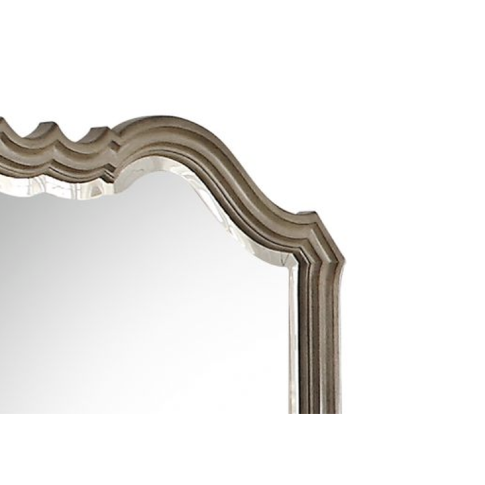 Chelmsford Antique Taupe Finish Mirror
