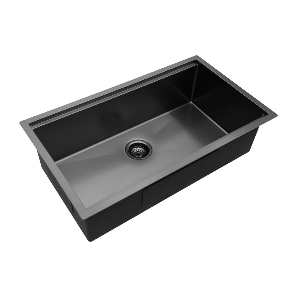 33x19x10"Undermount Single Bowl Stainless Steel Kitchen Sink with Workstation