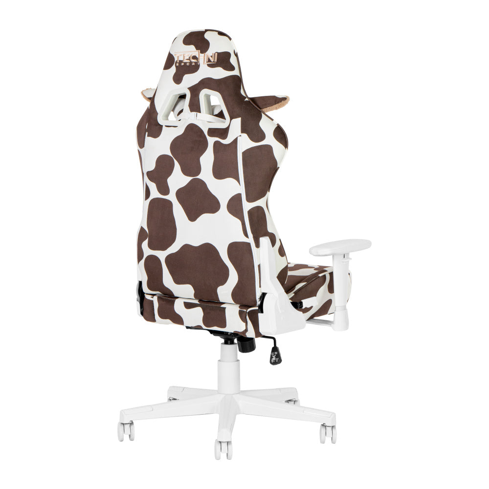Techni Sport TS85 Brown COW Series Gaming Chair