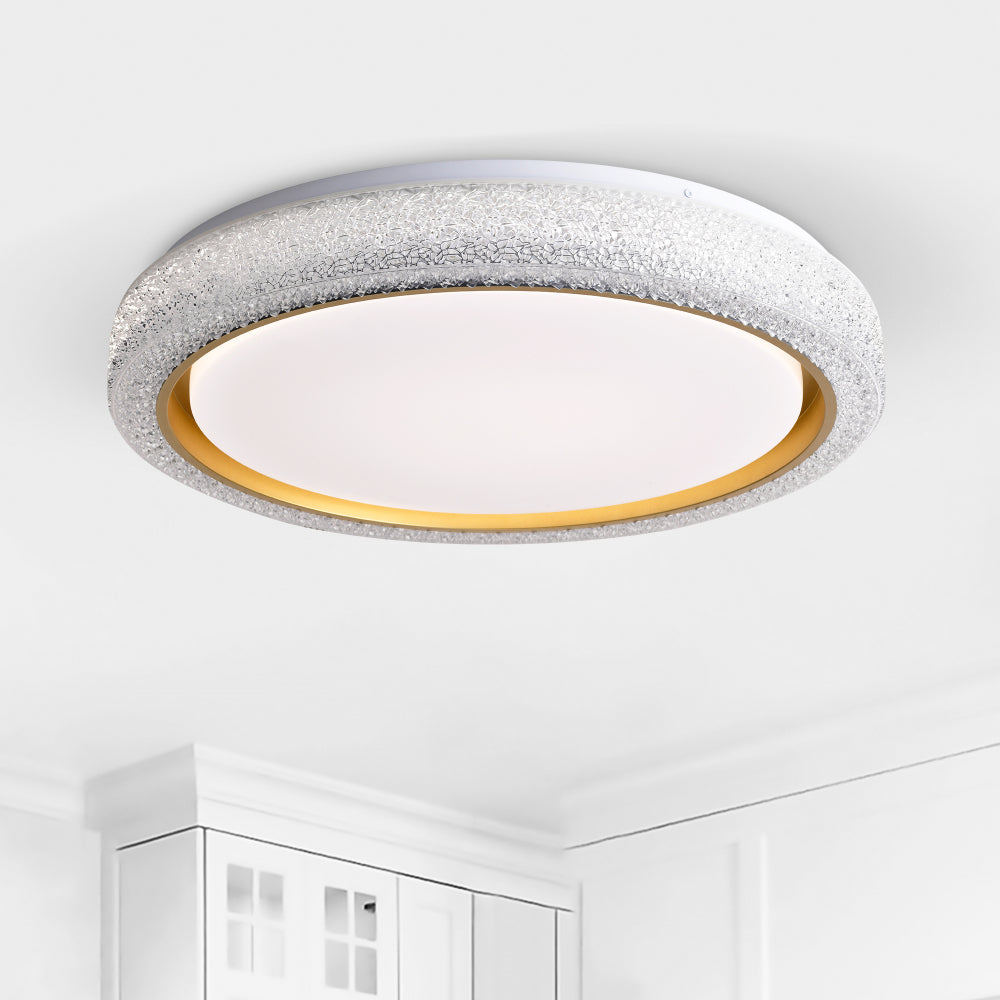 LED Flush Mount Ceiling Light Fixture, 19.69in 36W,3600LM, 5 CCT Colors 2700K 3000K 3500K 4000K 5000K, Dimmable  Modern Flush Mount Light Fixture for Bedroom Bathroom Hallway