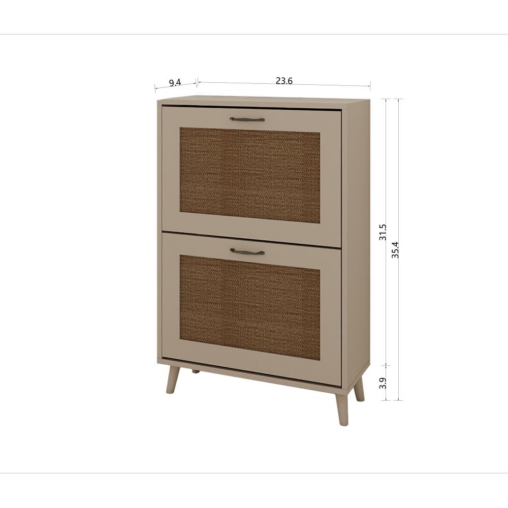 2-Tier Shoe Rack for Entryway - Stable and Spacious Shoe Storage Organizer, Easy Access Design, Holds Up to 12 Pairs