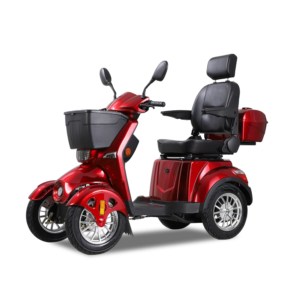 Mobility Scooters for Seniors  500lbs Capacity  800W All Terrain Electric Powered Mobility Cart   Heavy Duty Mobility Scooter