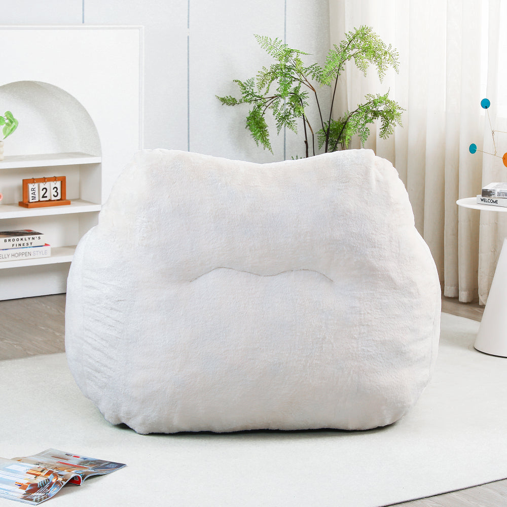 Bean Bag Chair, Bean Bag Sofa Chair with Armrests Stuffed High-Density Foam, Lazy Sofa Comfy Chairs BeanBag Chair for Adults in Living Room,Bedroom Reading