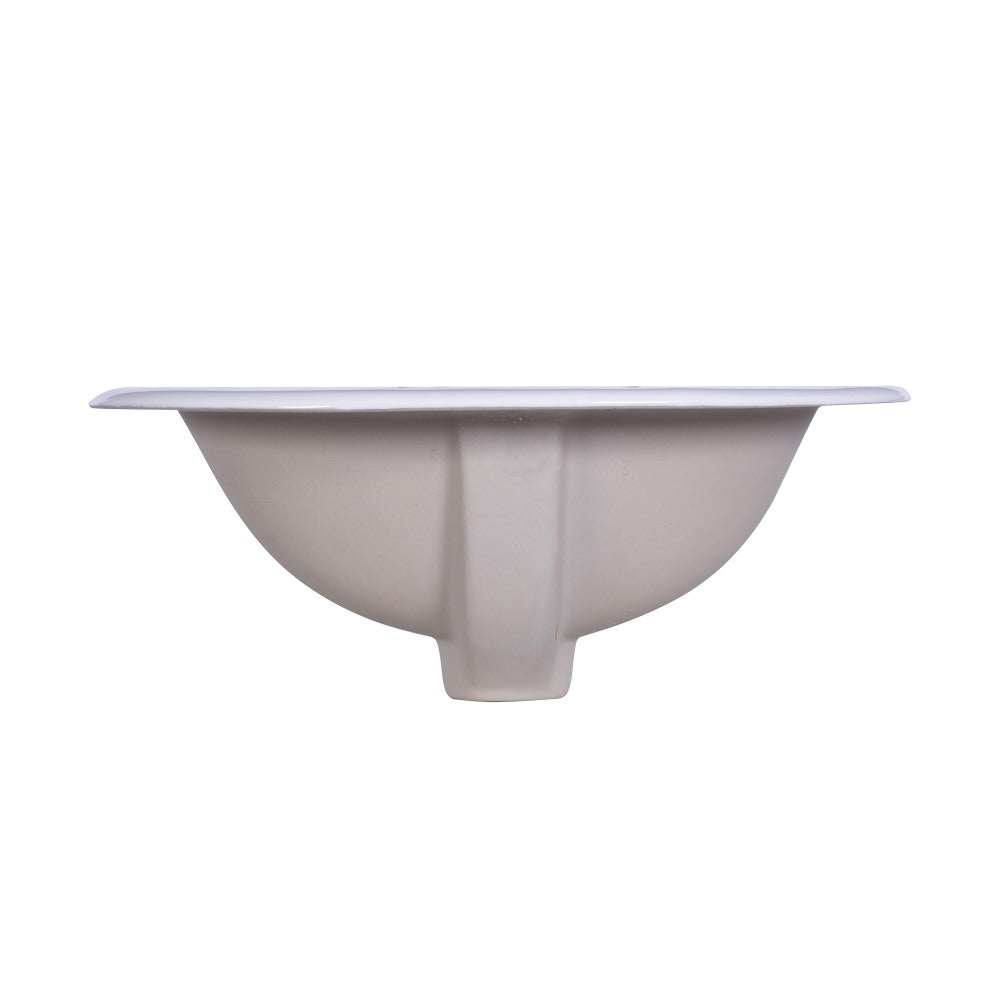 DAX  Ceramic Single Bowl Top Mount Bathroom Basin