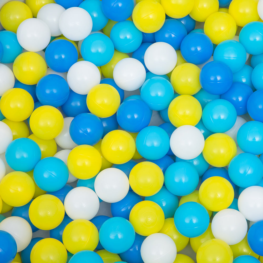 Ball Pit Balls 500 Count for Kids, Colorful Phthalate Free BPA Free Baby Toddler Play Balls for Kids Toddlers - Safe, Crushproof, Lightweight, Durable Spheres-Yellow