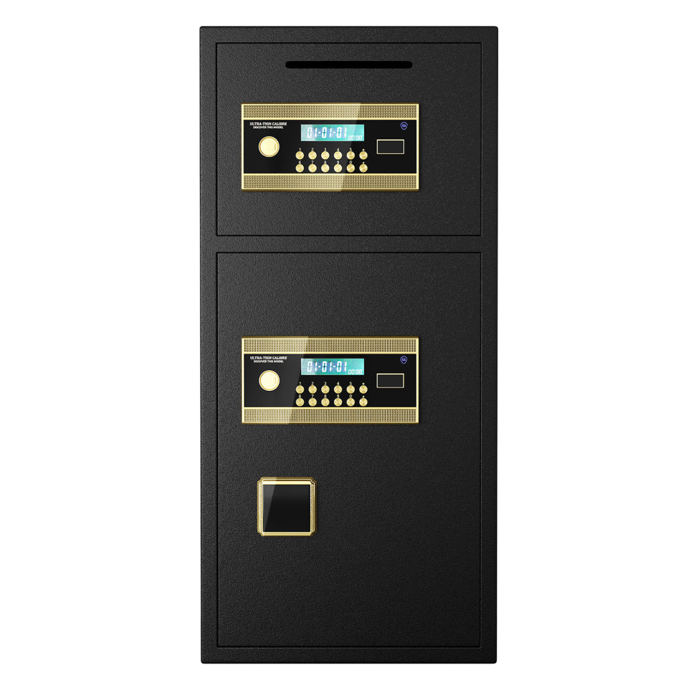 Large Double-door Coin-operated Safe,Digital Security Safe with Fireproof and Waterproof Bag,6.5 Cubic Feet Safe Box with Hidden Code Function for Home,Office and Hotel