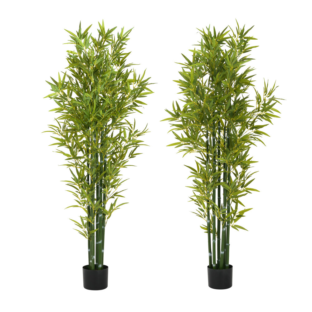 72" Artificial Bamboo With Pot, Set of 2