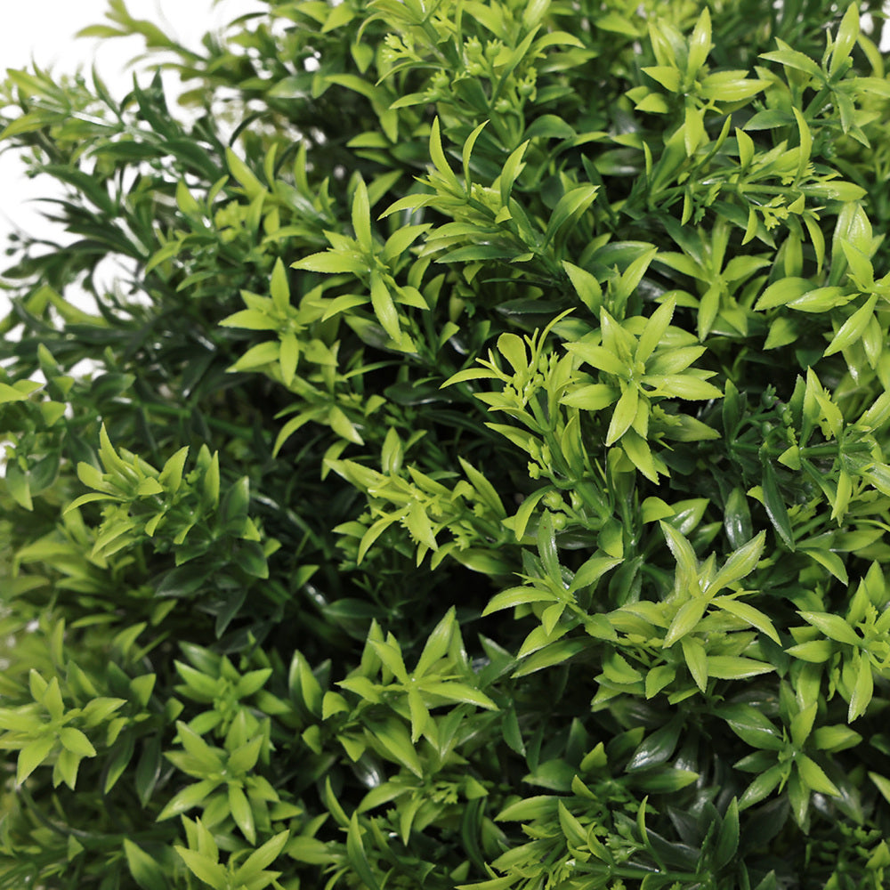 90cm Artificial Boxwood Cone Tree Faux Shrub for Outdoor Planter and Entryway Décor 2pcs/set