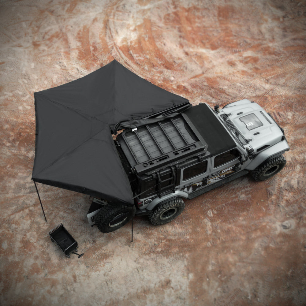Overland 270 Degree Awning House Tent for Driver Side, Only Top Awning  Not Include Side wall