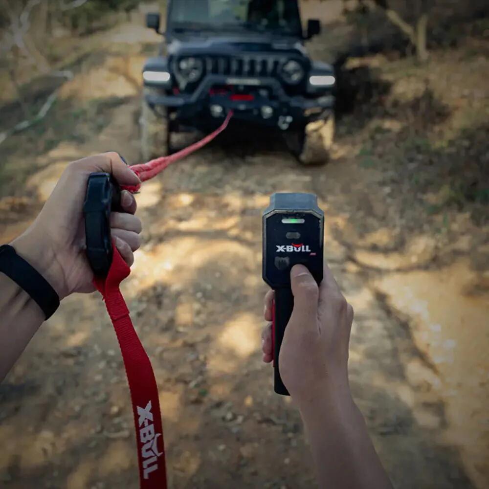 X-BULL Electric Winch XPV 14500 LBS 12V Synthetic Rope SUV Jeep Truck 4WD