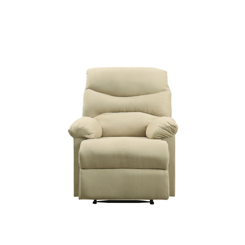 Arcadia Beige Microfiber Motion Recliner