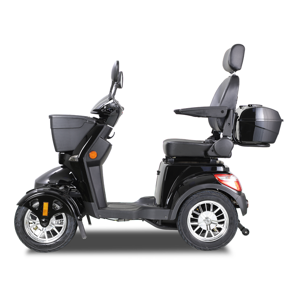 Mobility Scooters for Seniors  500lbs Capacity  800W All Terrain Electric Powered Mobility Cart   Heavy Duty Mobility Scooter