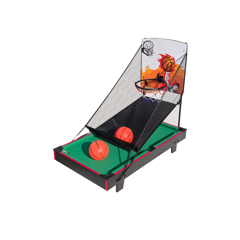 Multi Game Table 36", 2 in 1 Combo Game Table Basketball, Billiards.Parent-child games, for Indoor Outdoor,  Game Room, Friends,Family, Kids and Adults.