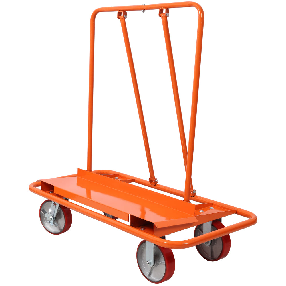 Heavy Duty Drywall Sheet Cart & Panel Dolly 3300lbs load capacity, panel service cart , 8" Polyurethane Wheel on Steel Hub