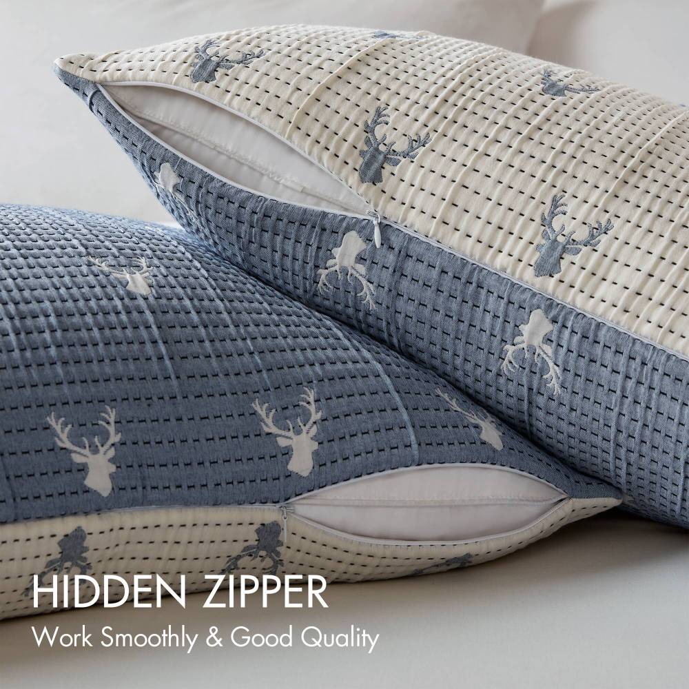3 PCS Full/Queen Coverlet Set