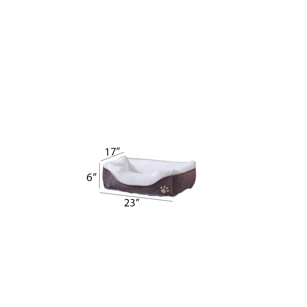 Lina Pet Bed, Anthracite Pet Bed , Small Size 19'' x 13''