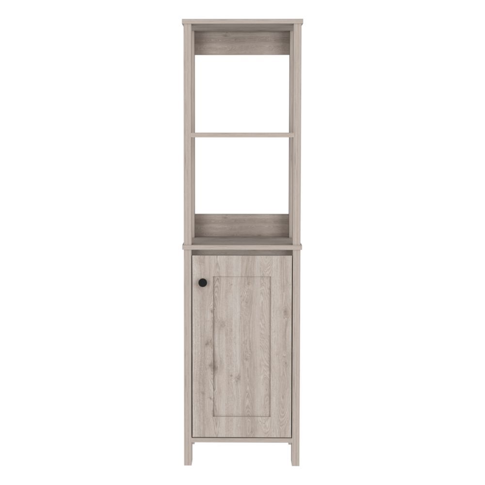 St. Clair Linen Cabinet, Two Interior  Shelves, Two Open Shelves, Single Door