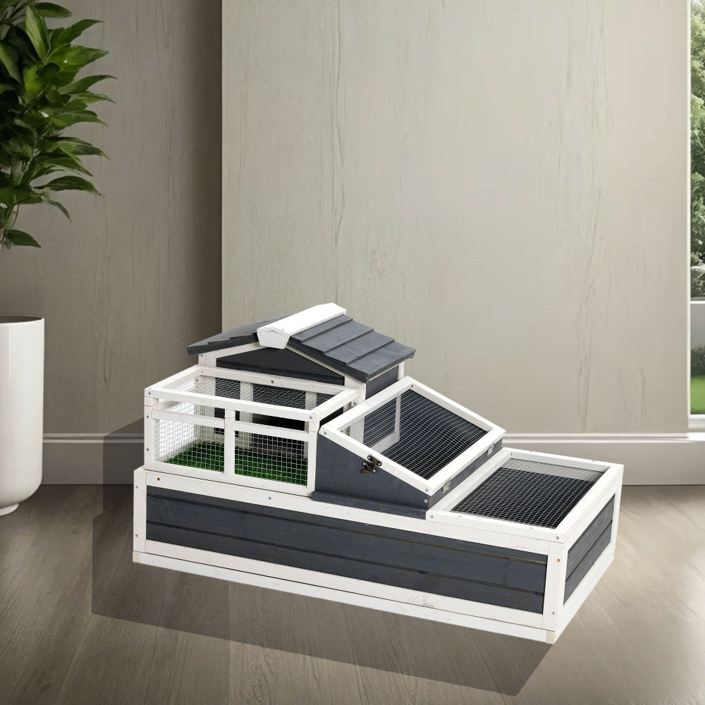 2 Tier Foldable Cold Frame Greenhouse, Portable Wooden Greenhouse Garden Cold Frame Raised Planter Box with Shelves