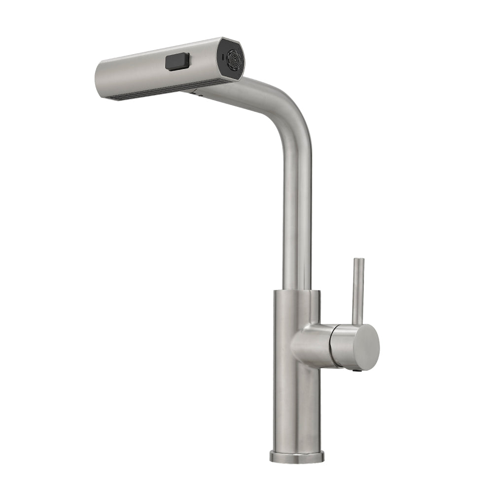 Sink Faucet, Black Kitchen Faucets with Pull out Sprayer, Bathroom Sink Faucets Mini Bar Prep Faucet