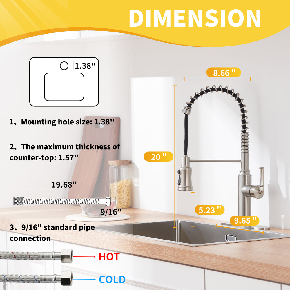 Modern Touchless Infrared Sensor Kitchen Faucet: Sleek Stainless Steel Hands-Free Design for Water-Saving & Hygienic Cooking