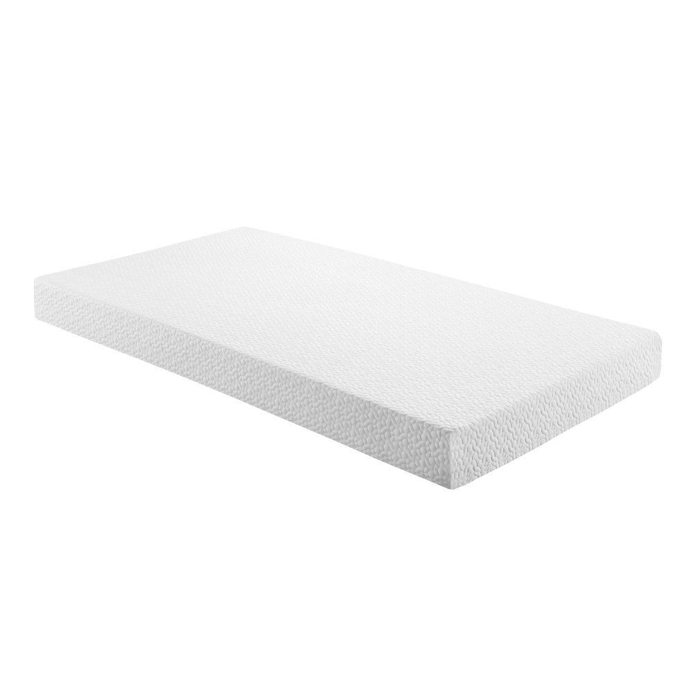 8-inch Full Size Bed Mattress Gel-Infused Memory Foam Mattress, Firm, White, Mattress in a Box