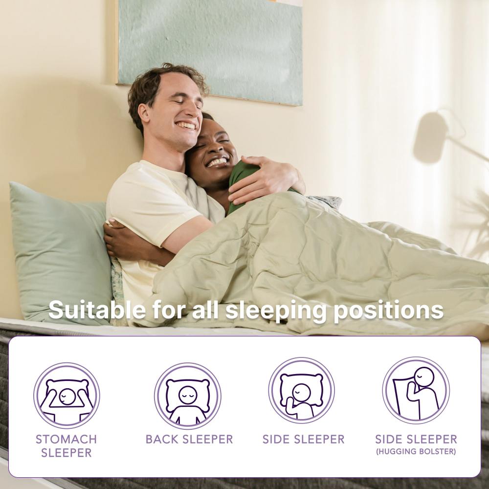 NapQueen Victoria 10 Inch Twin Cooling Gel Hybrid Mattress, CertiPUR-US Certified, Made in USA