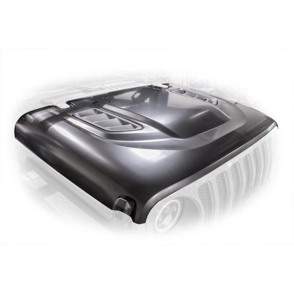 10th Anniversary Engine Hood For Jeep Wrangler JL 2018+ and Jeep Gladiator JT 2018+ ( not fit for JL 392 and JT Mojave )