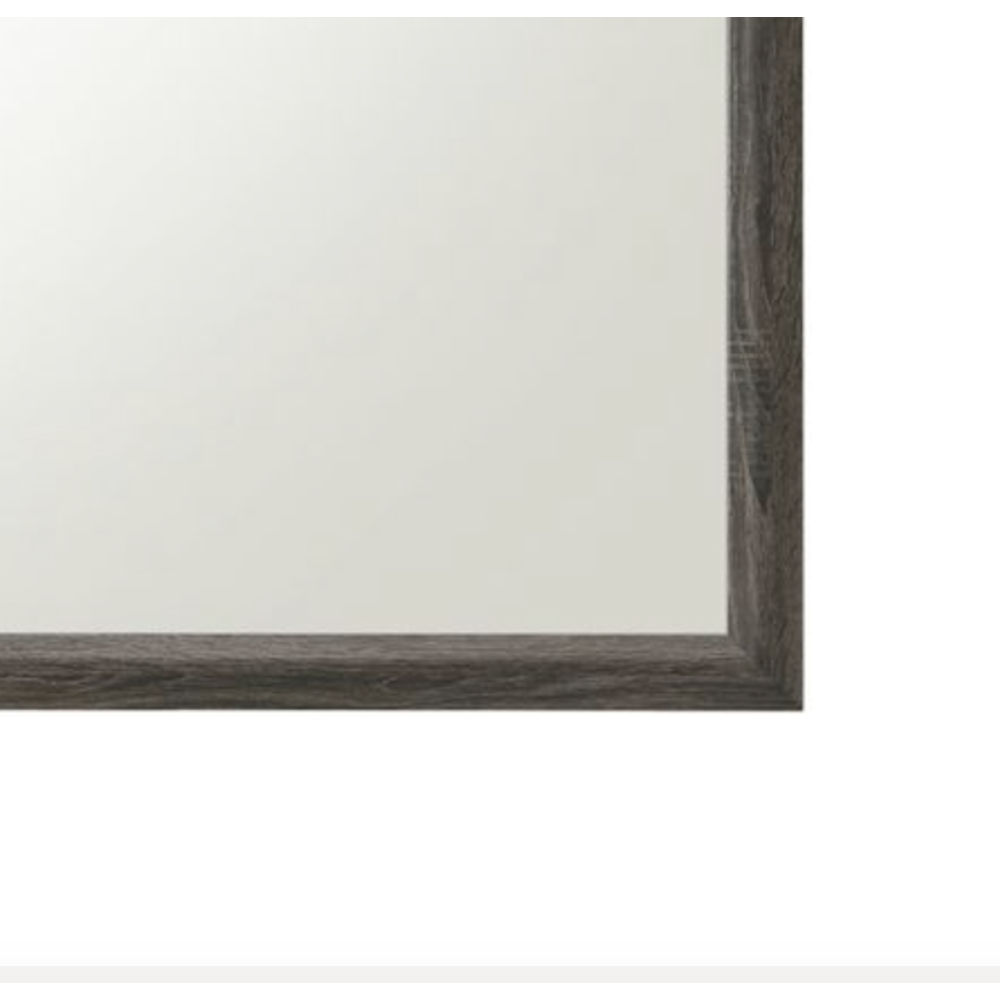 Valdemar Weathered Gray Finish Mirror