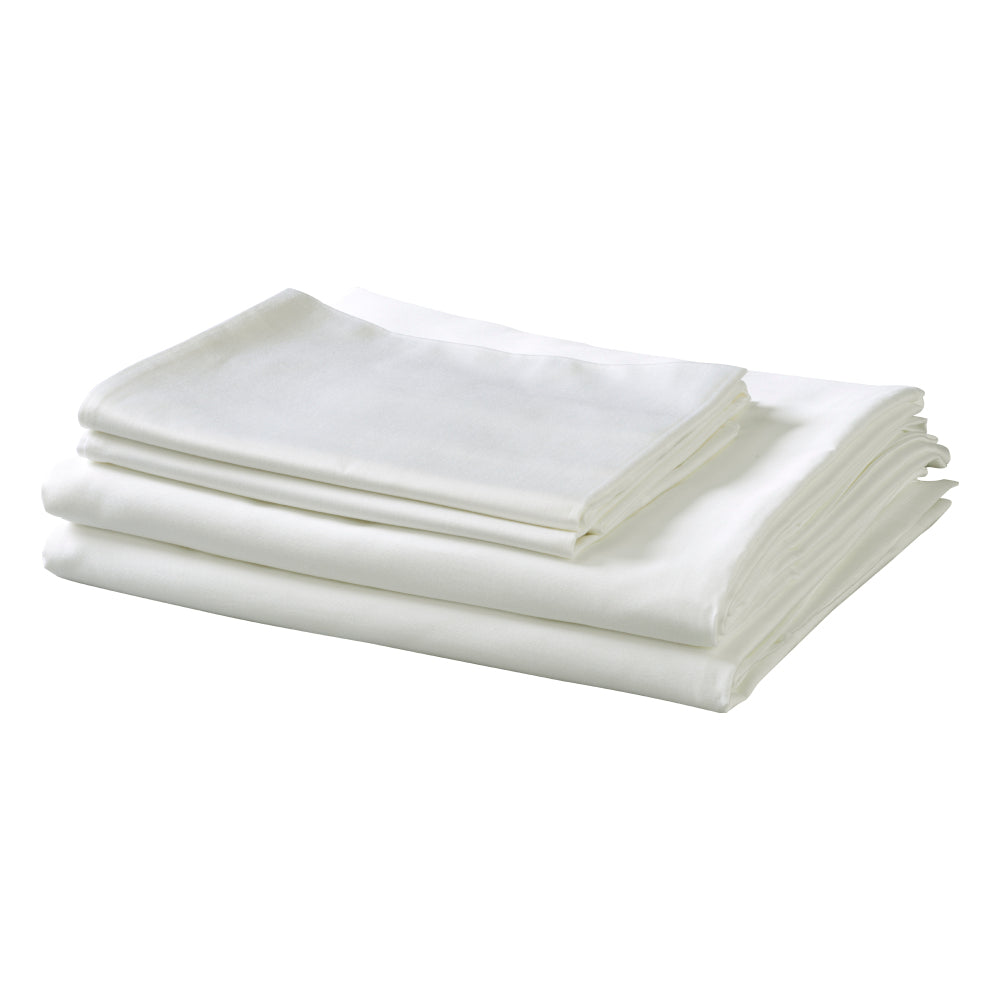 Bamboo Cotton Sheets Soft and Smooth with Viscose from Bamboo Ivory Full