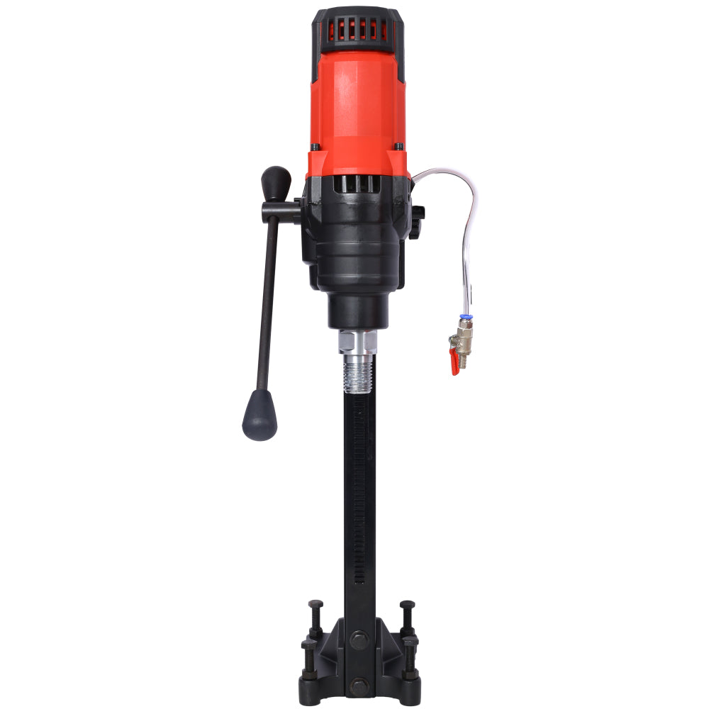 Diamond Core Drilling Machine, Wet&Dry Concrete Core Drill Rig with Stand, 700RPM Speed,9.4in Drilling Diameter for Concrete Brick Block Stone, 3200W